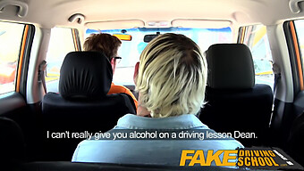 British Horny Teens Get Trained In A Fake Driving School