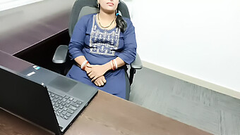 Desi Boss Gets Busy With His Secretary