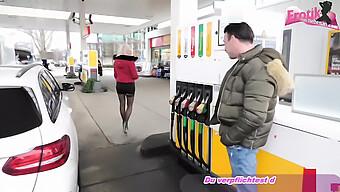 Amateur Teen With Small Tits Gets Picked Up At A Gas Station And Gives A Blowjob