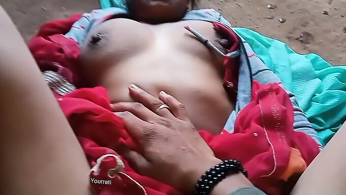 Deep Indian couple explores intense sex in village home