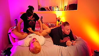 Mistress Dominates Submissive Gamers In Bdsm Play