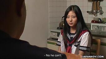 Young Japanese Girl Repaying Her Father'S Debt Through Sexual Favors