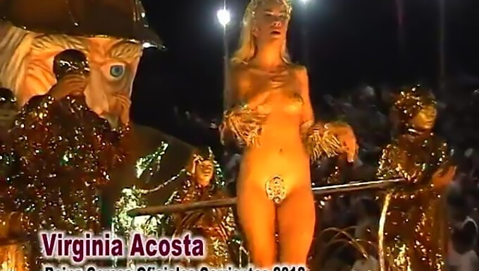 Virginia Acosta, the public nudity queen of Argentina's Corrientes Carnival