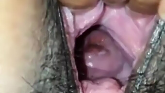 Close-Up Of Indian Teen'S Pussy During Kissing Session