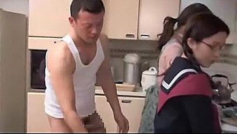 Teenage Japanese Schoolgirl With Glasses Gets Fucked By Her Stepbrother