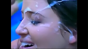 A collection of facials and face fucking scenes