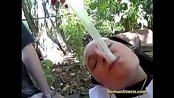 Public Pickup Of A Lustful Nun With Sex Toys And Public Cumming