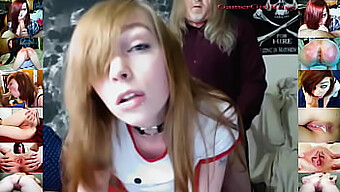 Gamergirlroxy'S Intense Deepthroat And Creampie Show In Retro Style!