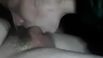 A Chubby Man Recording His Girlfriend As She Satisfies Him In A Homemade Video