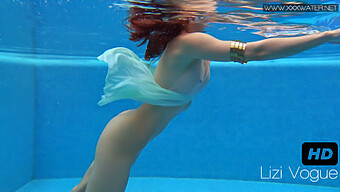 Lizi Vogue'S Steamy Underwater Swim In Revealing Attire