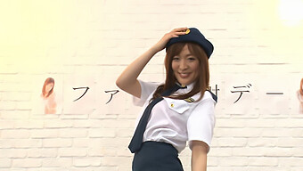 Japanese Teen In Police Uniform Engages In Sexual Acts With Multiple Men