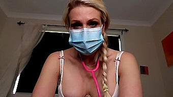 Mature Milf Jessie Lee Pierce Milks And Roleplays With Latex Gloves And Surgical Mask