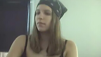 A Pregnant Teenager In Black Underwear Shares Her Webcam Experience