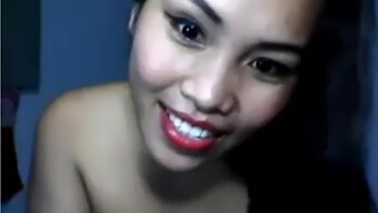 Filipina Webcam Performer Engages In Explicit Solo Play