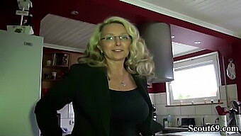 German Mom With Natural Big Tits Seduces Neighbor For Hardcore Sex