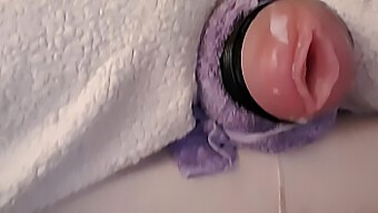 Applying Cum To My Fleshlight After A Prolonged Edging Session